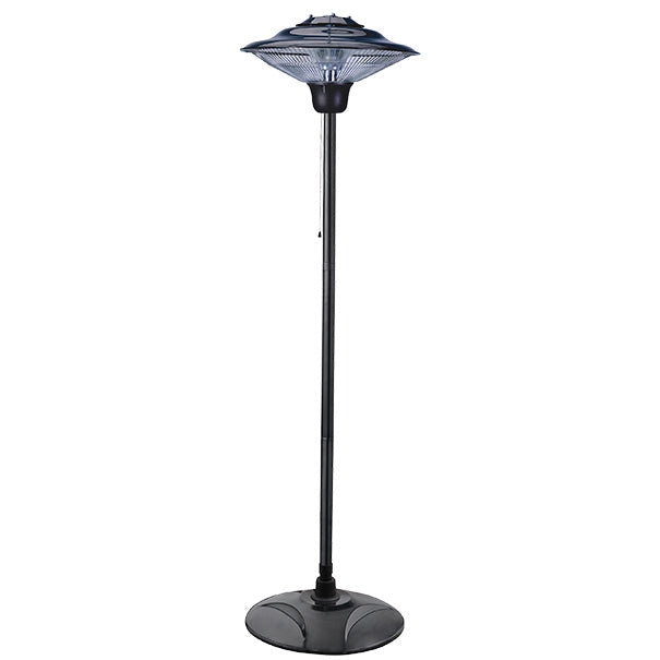 VESUVIO Stufa Elettrica Alogena a Fungo Potenza 1500W Basso Consumo e Alta Efficienza Protezione IP34 Spegnimento Automatico