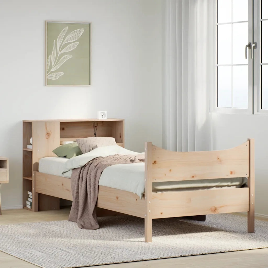 vidaXL Giroletto senza Materasso 75x190 cm in Legno Massello di Pino