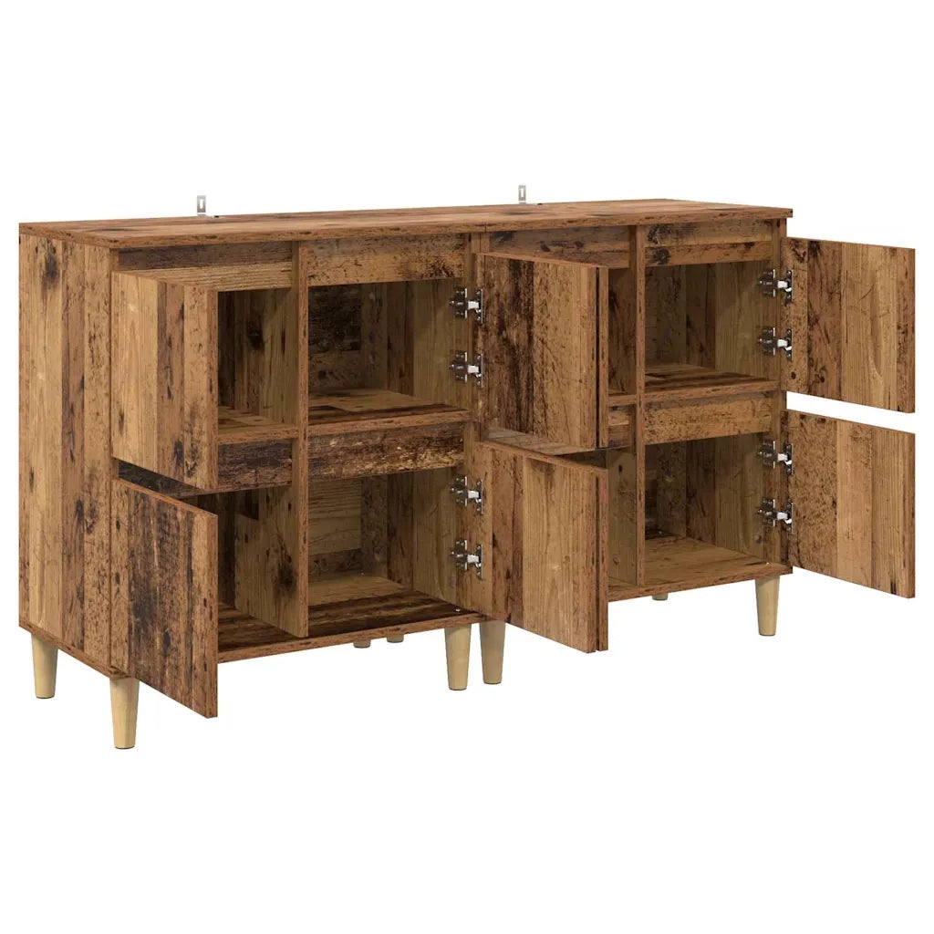 Sideboards 2 pcs Legno vecchio 60 x 35 x 70 cm 3415570