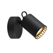 Faretto da parete PAGO nero GU10 orientabile Trio 803500132