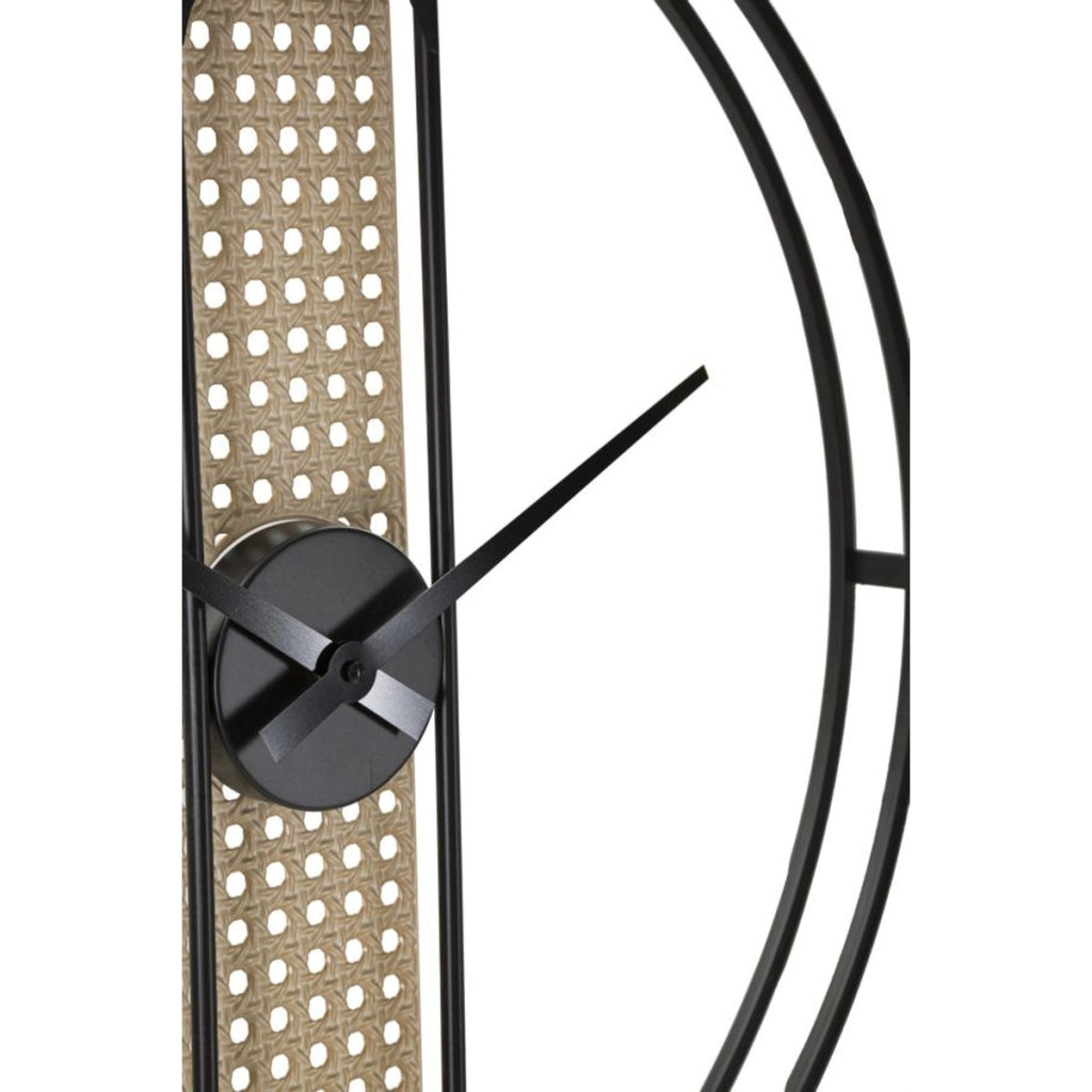 Orologio da Parete VKH239, Nero, Metallo, 60x5x60 cm
