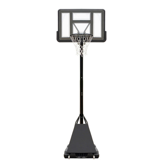 Canestro da Basket Esterno Altezza Allungabile 245-305 cm Base Zavorrabile Nero