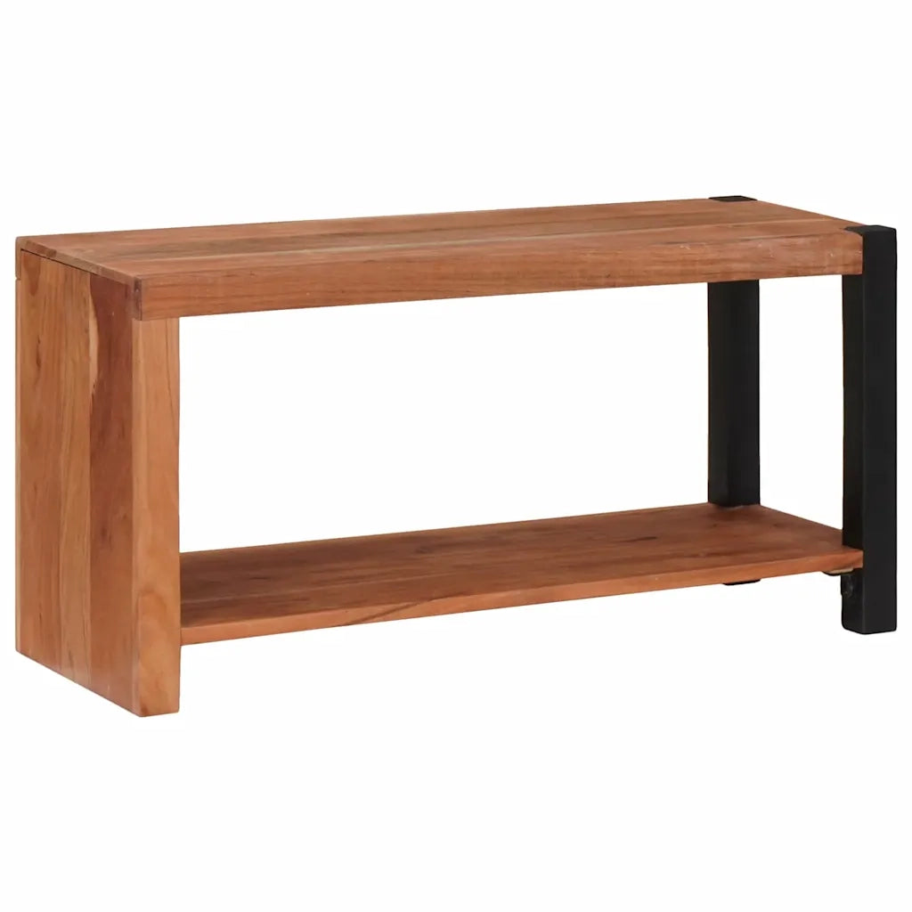 Libreria-Scaffale per Libri-Mobile di Stoccaggio Marrone 80 x 30 x 40 cm Legno di Acacia Massello