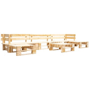 Mobili da giardino mobili da esterno set di mobili su pallet 6 pezzi in legno naturale 02_0018472
