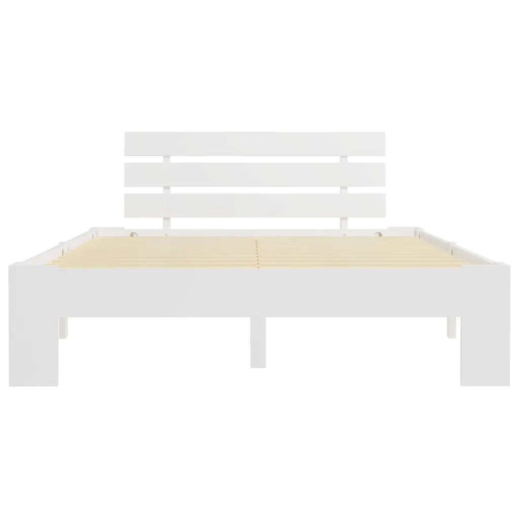 Dormeuse Estraibile senza Materasso Bianca Legno Pino 120x200cm 283156