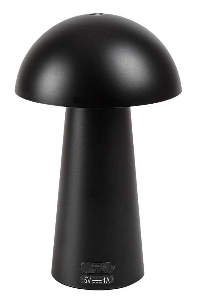 Lampada da tavolo LED portatile Mireo IP44 nera Rabalux