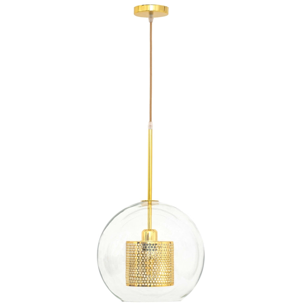 Lampada Pensile Di Vetro Oro Loft APP556-1CP 30cm
