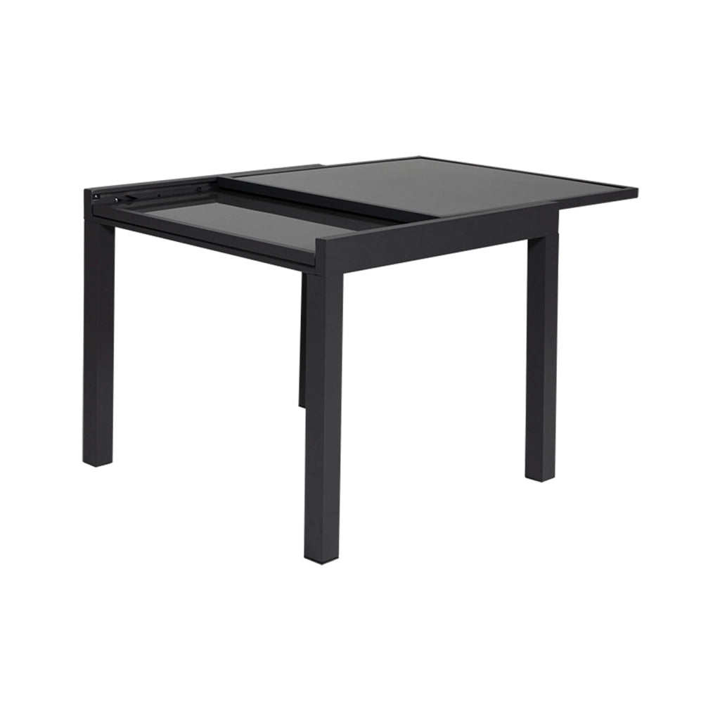 LAMPEDUSASet di mobili da giardino allungabili in textilene grigio 8 posti - alluminio antracite