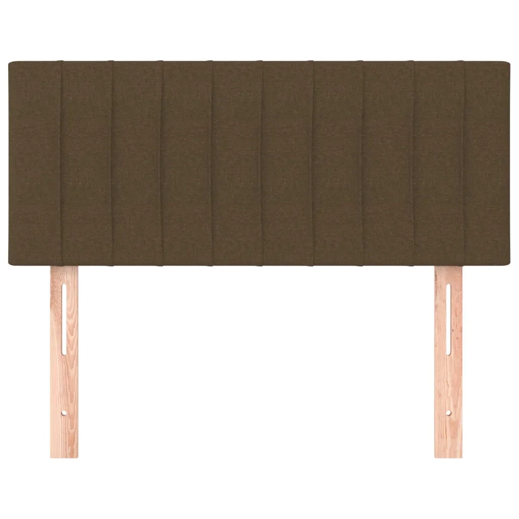 Testiera Marrone Scuro 80x5x78/88 cm in Tessuto