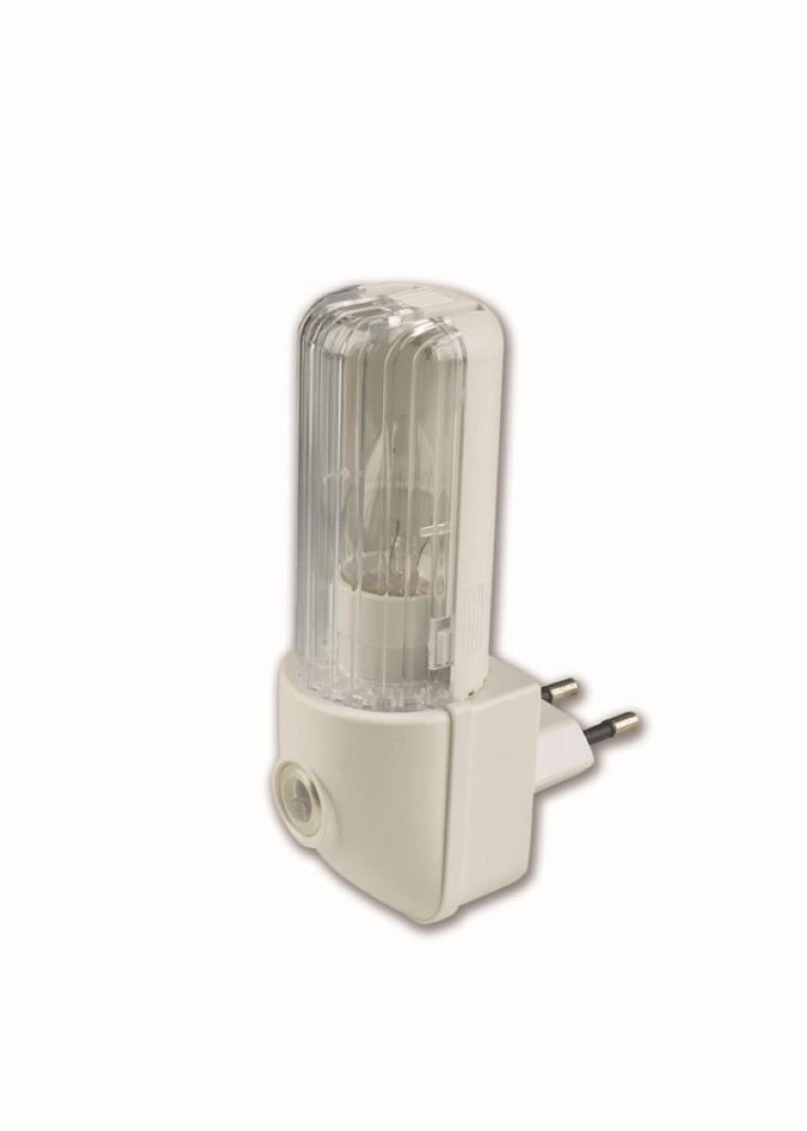 Luce Notturna Orientabile Con Sensore Crepuscolare E Spina 10A - Electraline
