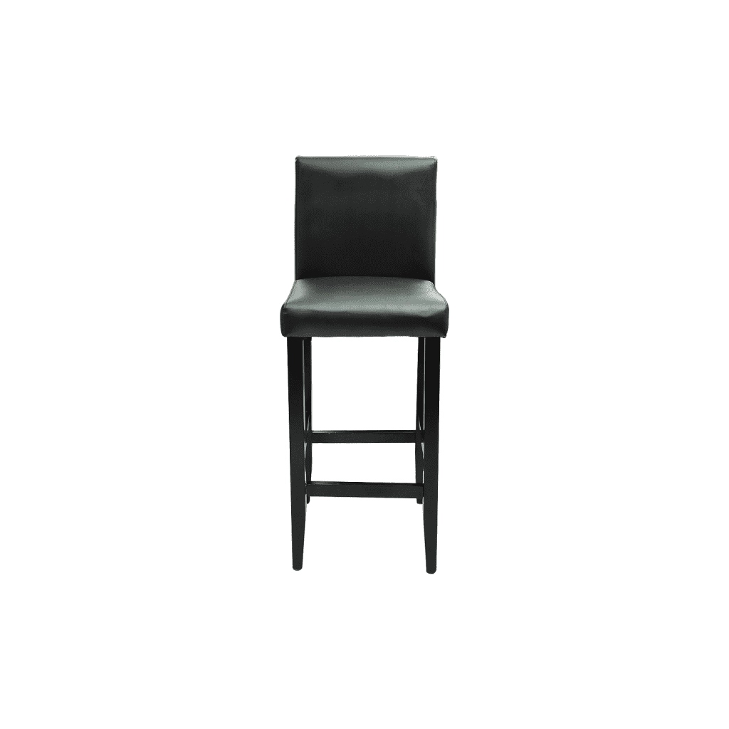 Set Tavolino da Bar con 2 Sgabelli Neri CFW8470203