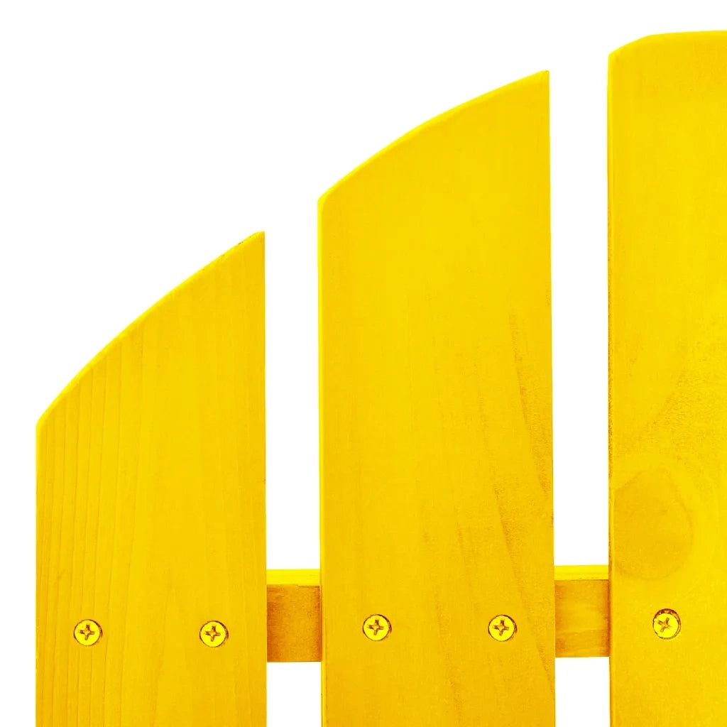 Sedia a Dondolo da Giardino Adirondack Massello di Abete Giallo cod mxl 19248