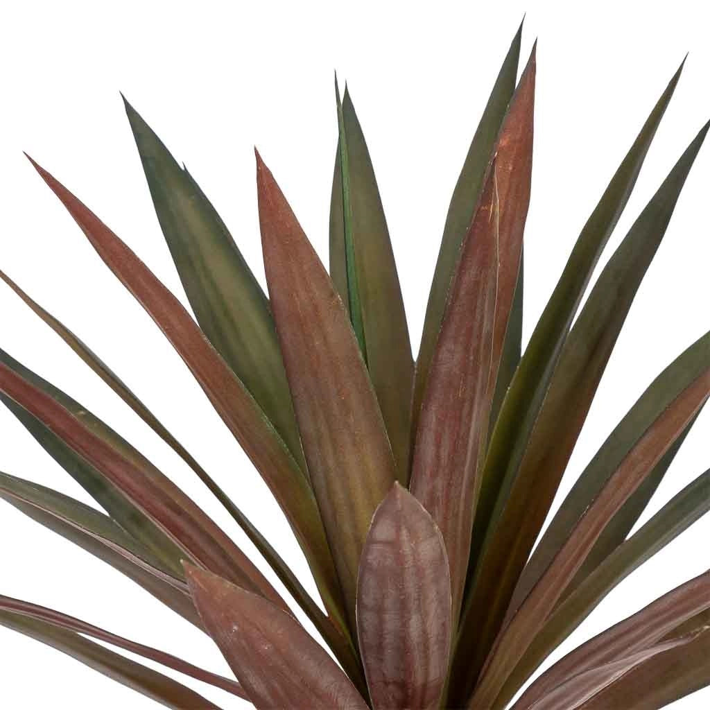 Yucca artificiale decorativa phoenivosa con 44 foglie verde 70x30x90