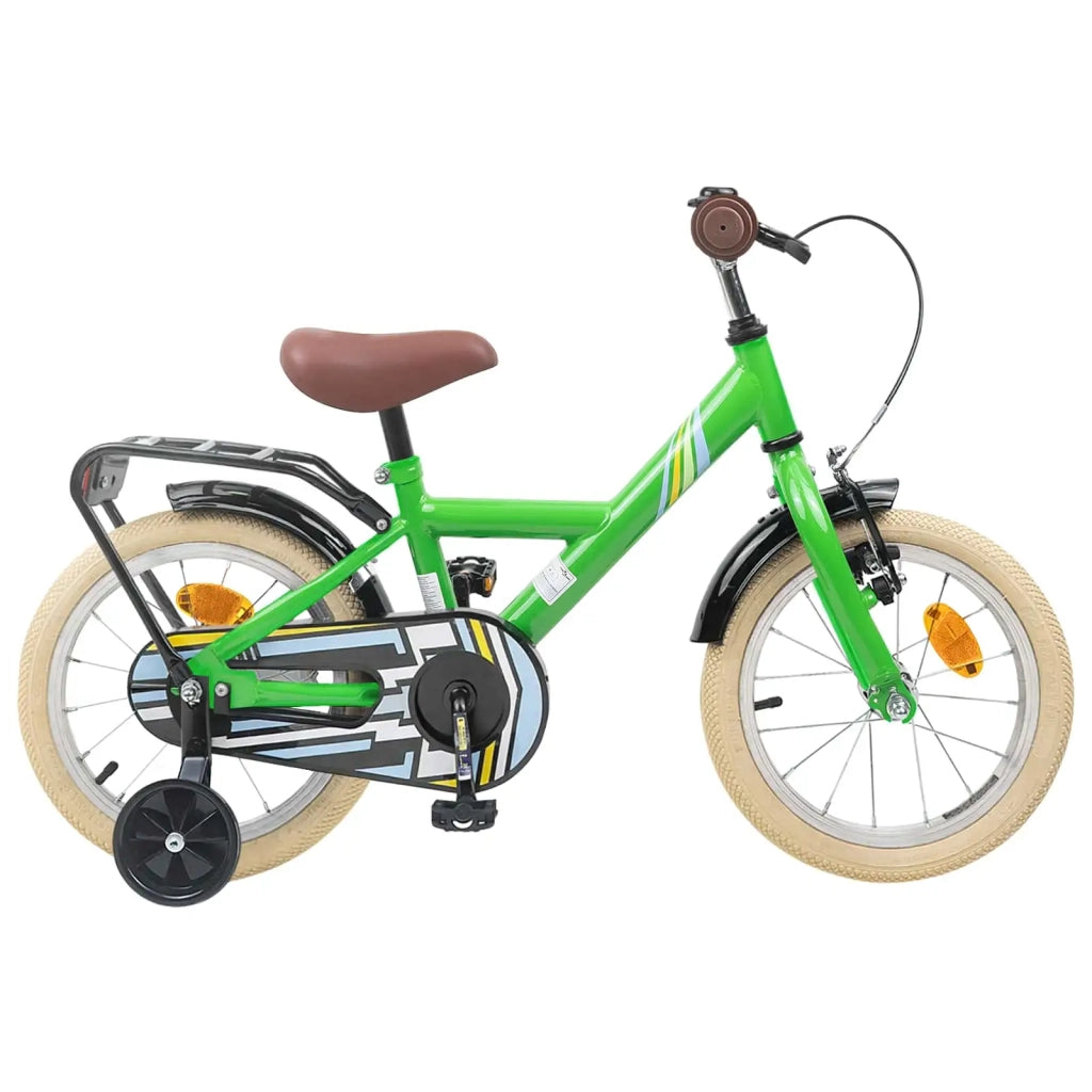 Bicicletta per Bambini 12 Pollici per bambini di 2-4 anni Verde 42009501