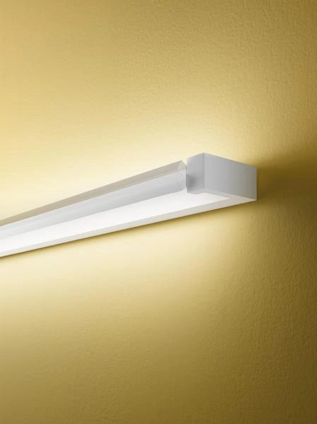Applique in metallo verniciato bianco Sway 70cm LED 23W CCT 3000K 4000K 6000K 2080Lm
