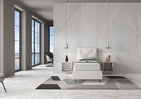 Letto Singolo 80x210 cm con Rete Appia Bianco