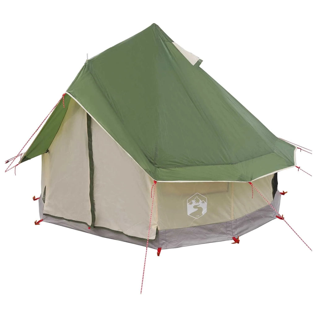 Tenda Tipi con tetto Verde 250 x 250 cm Poliestere e Acciaio 42028719