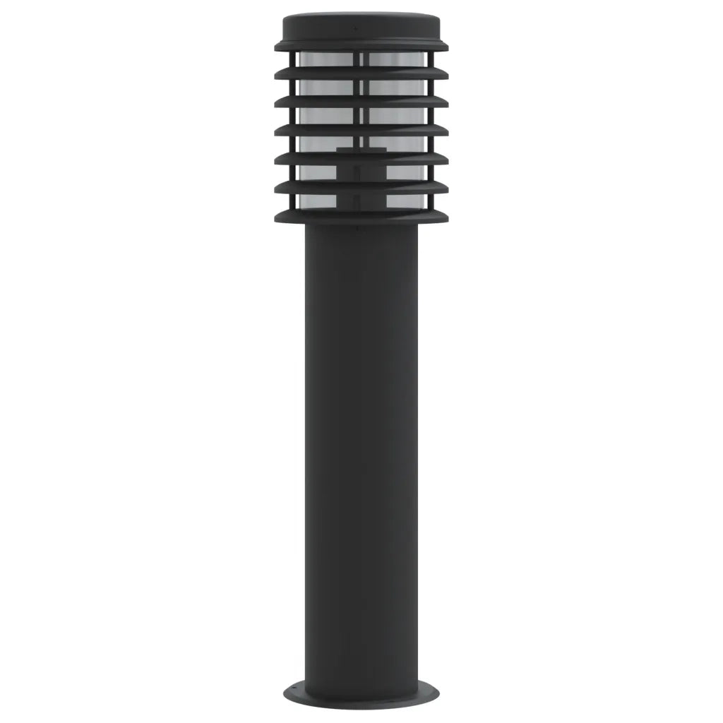 Lampada da Terra per Esterni Nera 60 cm in Acciaio Inox CFW9132462