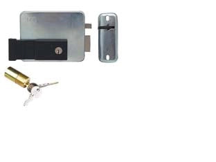ELETTROSERRATURA PER CANCELLI CON TETTO ENTRATA REGOLABILE 2449 ZINC.- - mm.50-70 SX (2449360281) - 1 pezzi FACCHINETTI