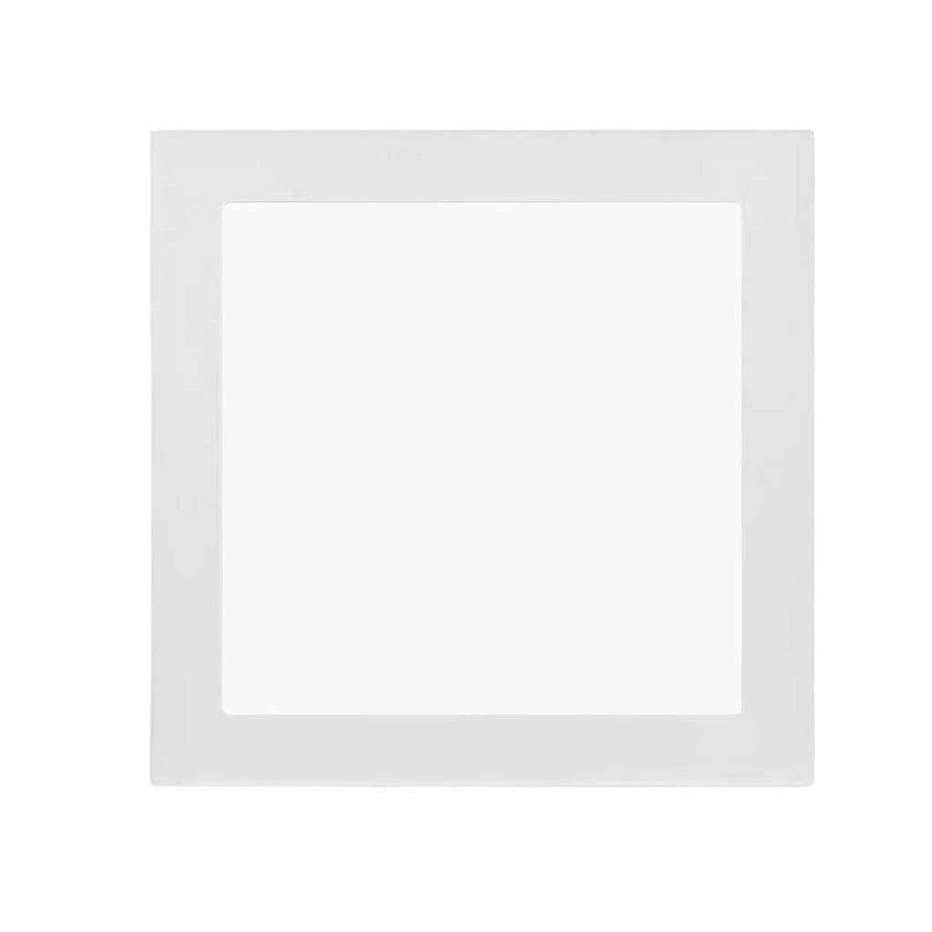Pannello LED Quadrato 12W 16.7x16.7cm Incassato nel Soffitto Design Extra Piatto Bianco Avizar