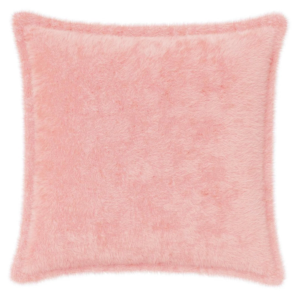 Federa 2 pcs HOUTEN Rosa 35 x 35 cm Pelliccia di Coniglio Finta 916627