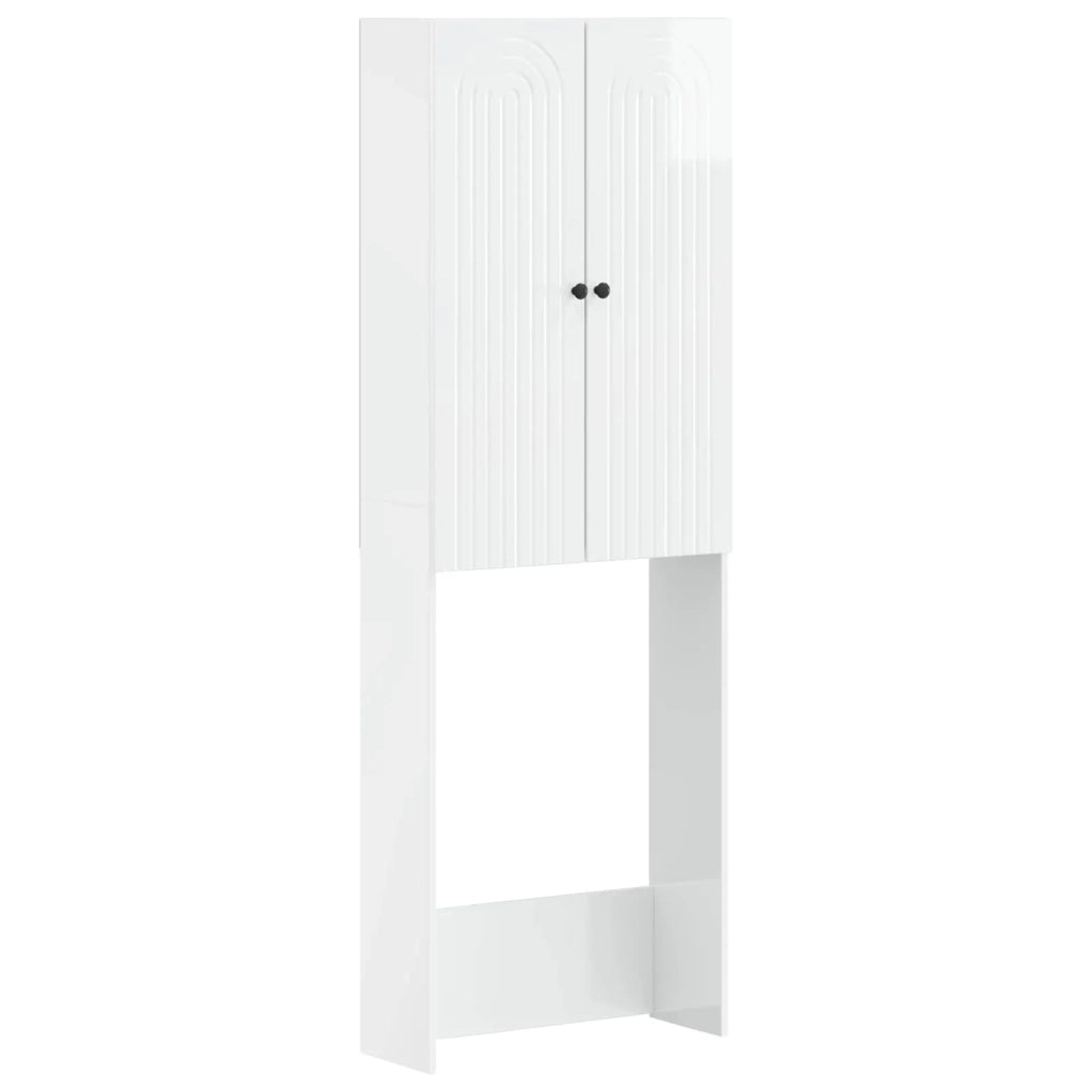 Mobile Bagno ALKMAAR Bianco Lucido 66 x 25,5 x 190 cm 896259