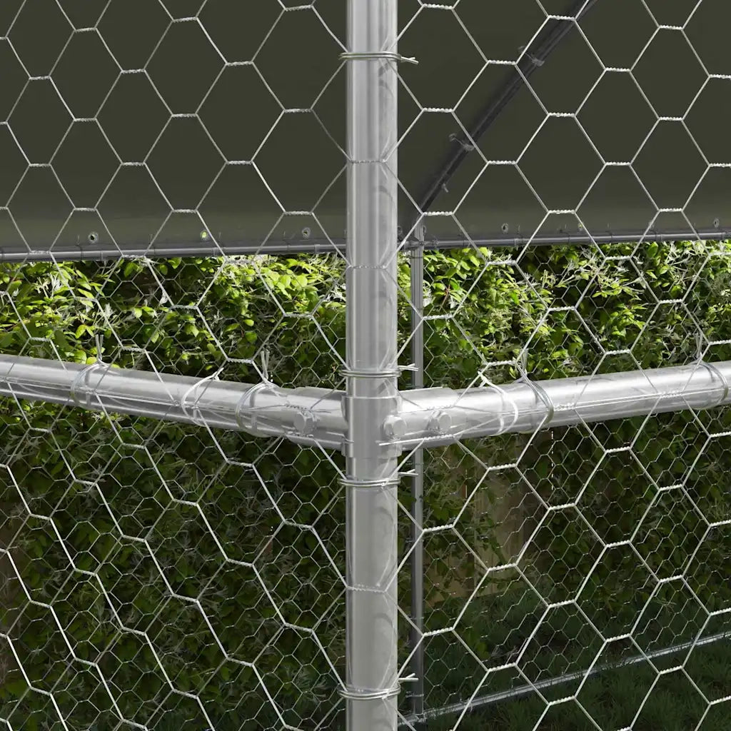 Cuccia per cani 3 pcs Argento 6 x 2 x 2 m Acciaio zincato 3368331