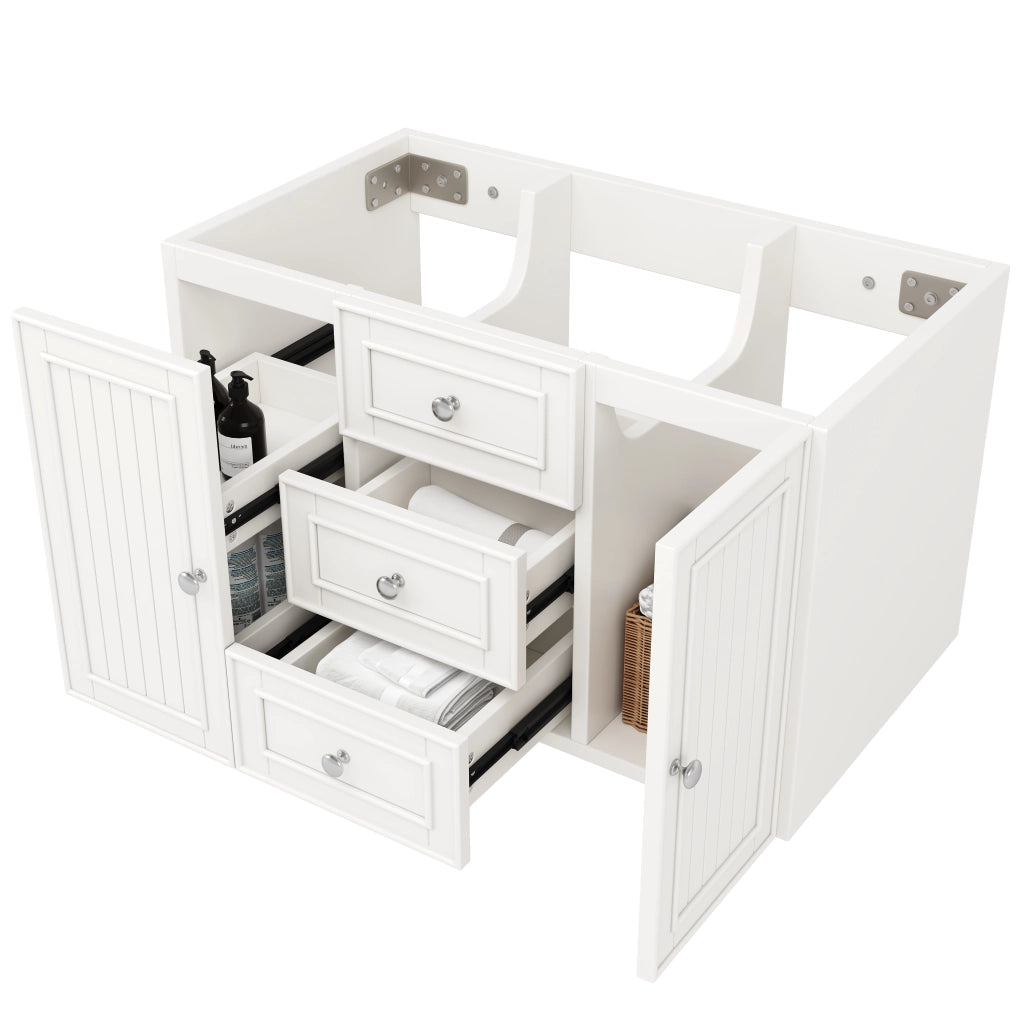 MOBILE BAGNO sospeso 78,5x46x46,8 cm bianco MDF