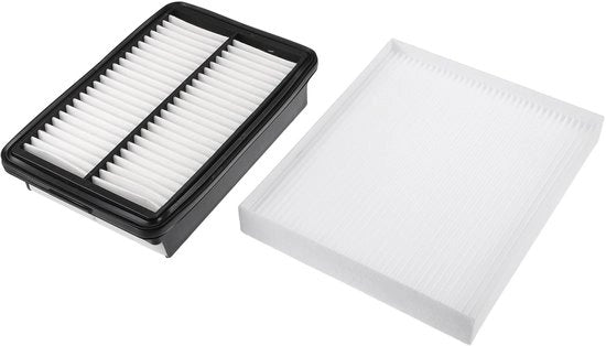 Set di filtri dell'aria per motori - filtro dell'aria interno - filtro dell'aria per cabina - compatibile con KIA FORTE 2019-2020 - per HYUNDAI ELANTRA/KONA - 1 set - filtro dell'aria per cabina