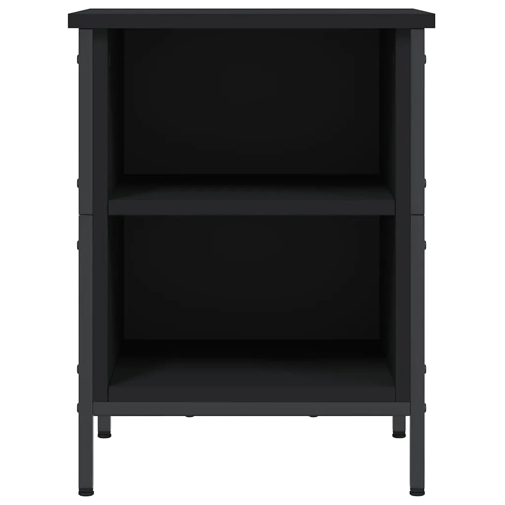 Scarpiera | Mobile per scarpe Nera 38x35x50 cm in Legno Multistrato