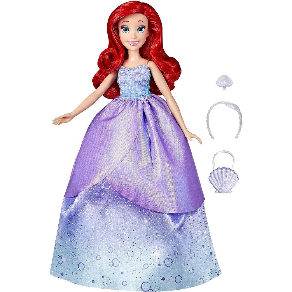 Ariel Bambola Principessa La sirenetta Disney 7 Accessori e Vestiti Idea Regalo