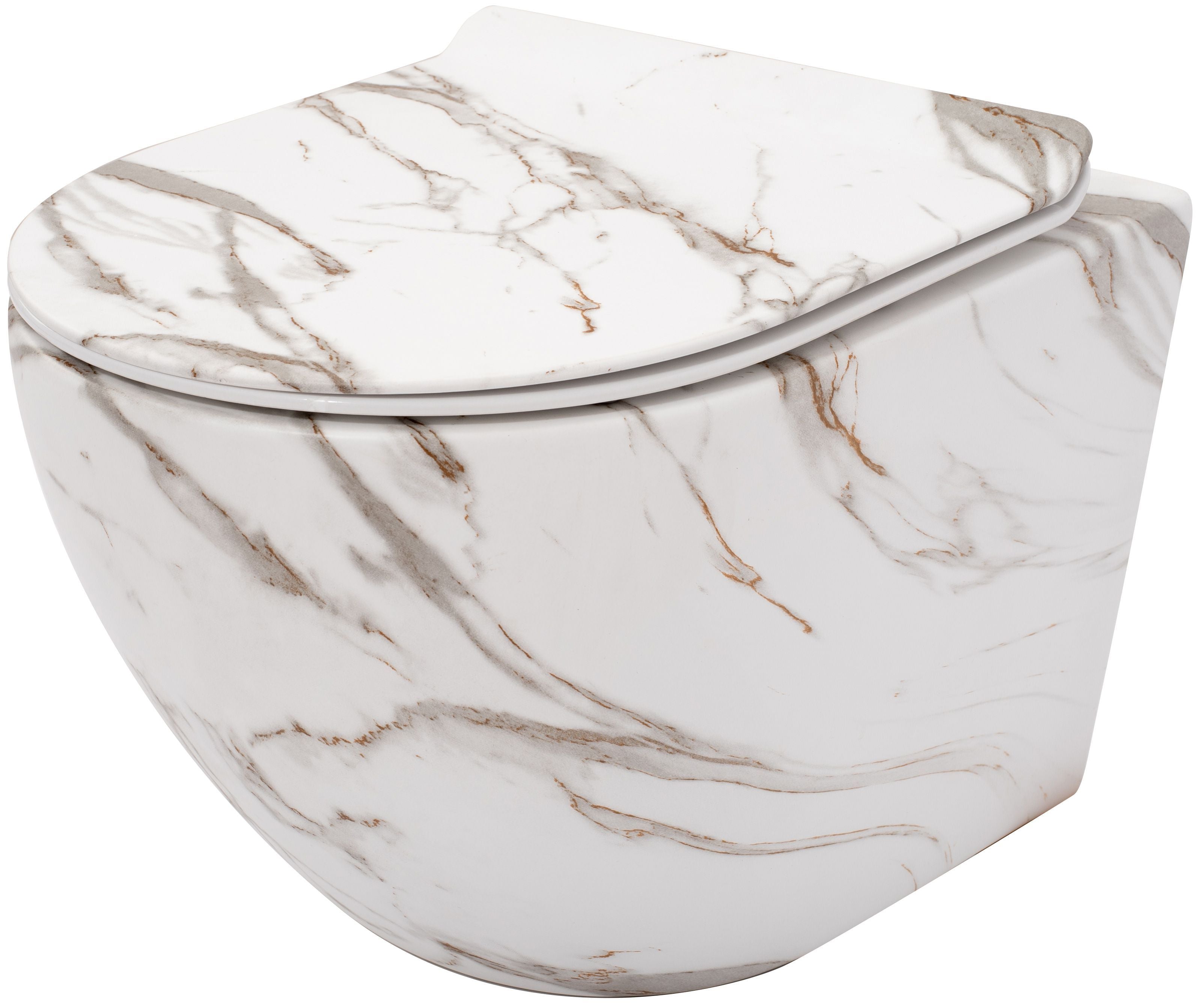 Vaso Wc Sospeso Rea Carlos Slim Lava Mat Mini