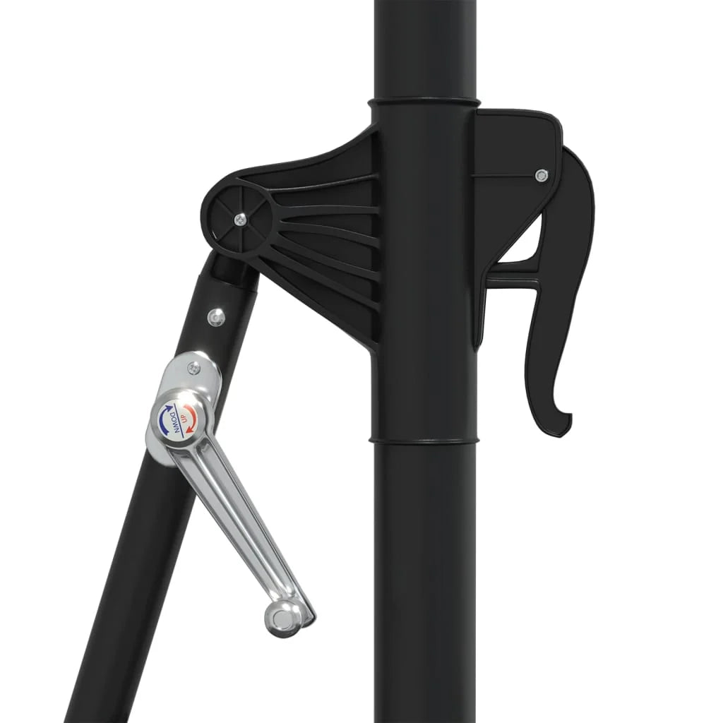 Ombrellone da parete con palo in metallo 300 cm colore sabbia 02_0008687