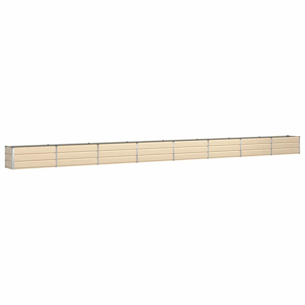 Fioriera Avorio 480 x 50 x 45 cm Acciaio zincato