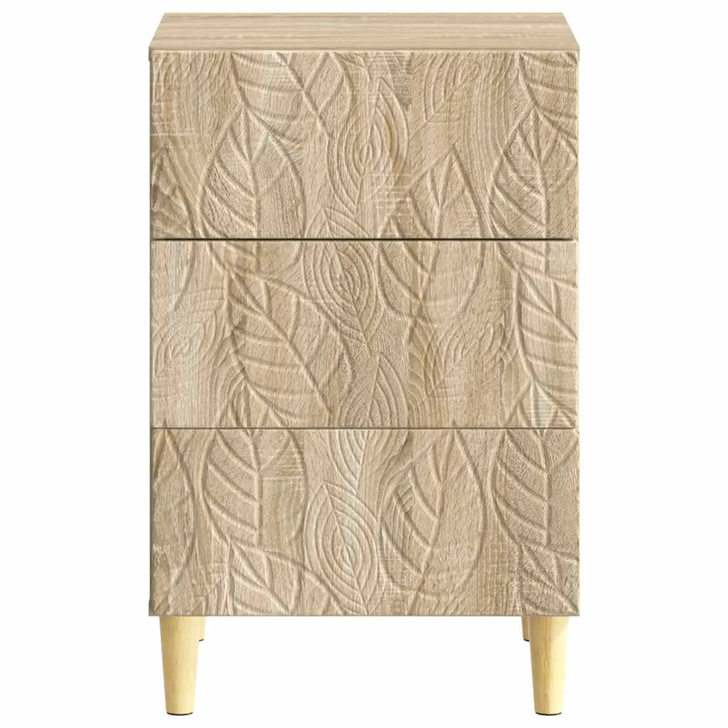 Comodino Rovere Sonoma 43 x 39,5 x 66,5 cm Legno ingegnerizzato 895017