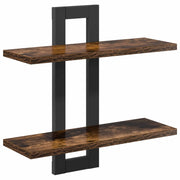 Scaffali flottanti Rovere Fumo 40 x 15 x 40 cm 8012416