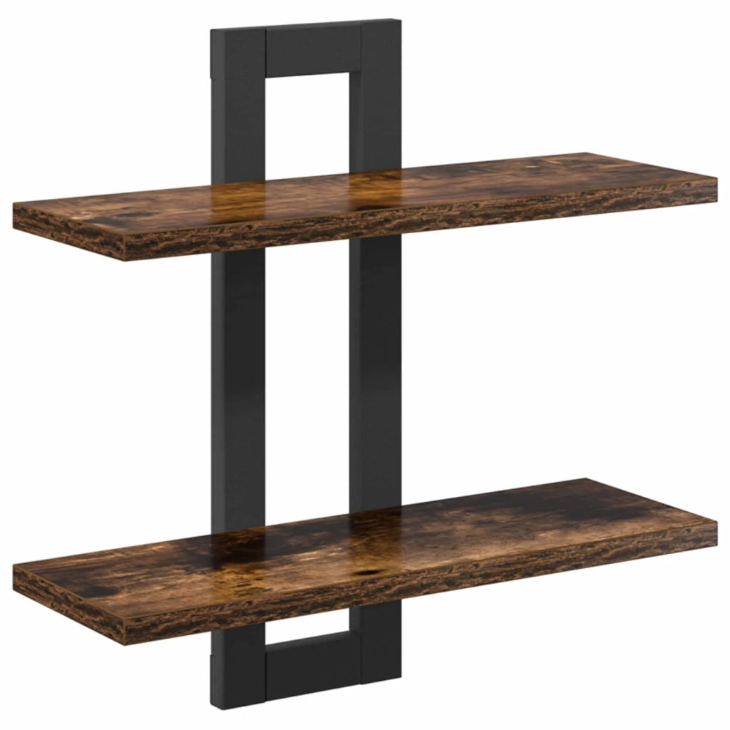 Scaffali flottanti Rovere Fumo 40 x 15 x 40 cm 8012416