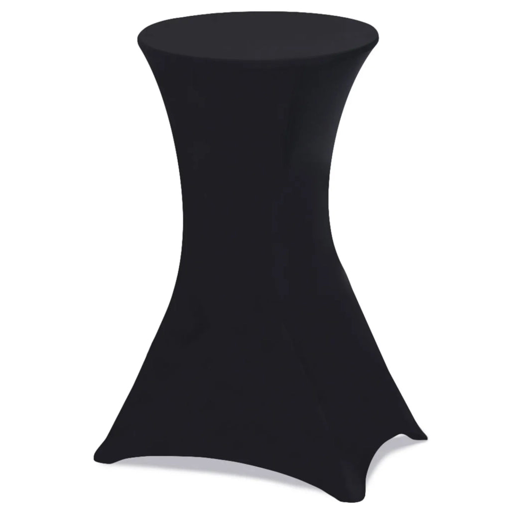 IDMarket - Set di 2 coperture nere per tavolo pieghevole alto 105 CM