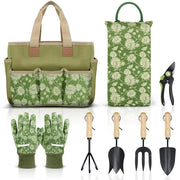 Corona d'oro - Kit di giardinaggio - Robusto attrezzo da giardinaggio - Incluso attacco per giardinaggio - Protezioni ginocchia utili - Accessori da giardinaggio per appassionati di giardinaggio - Completo...