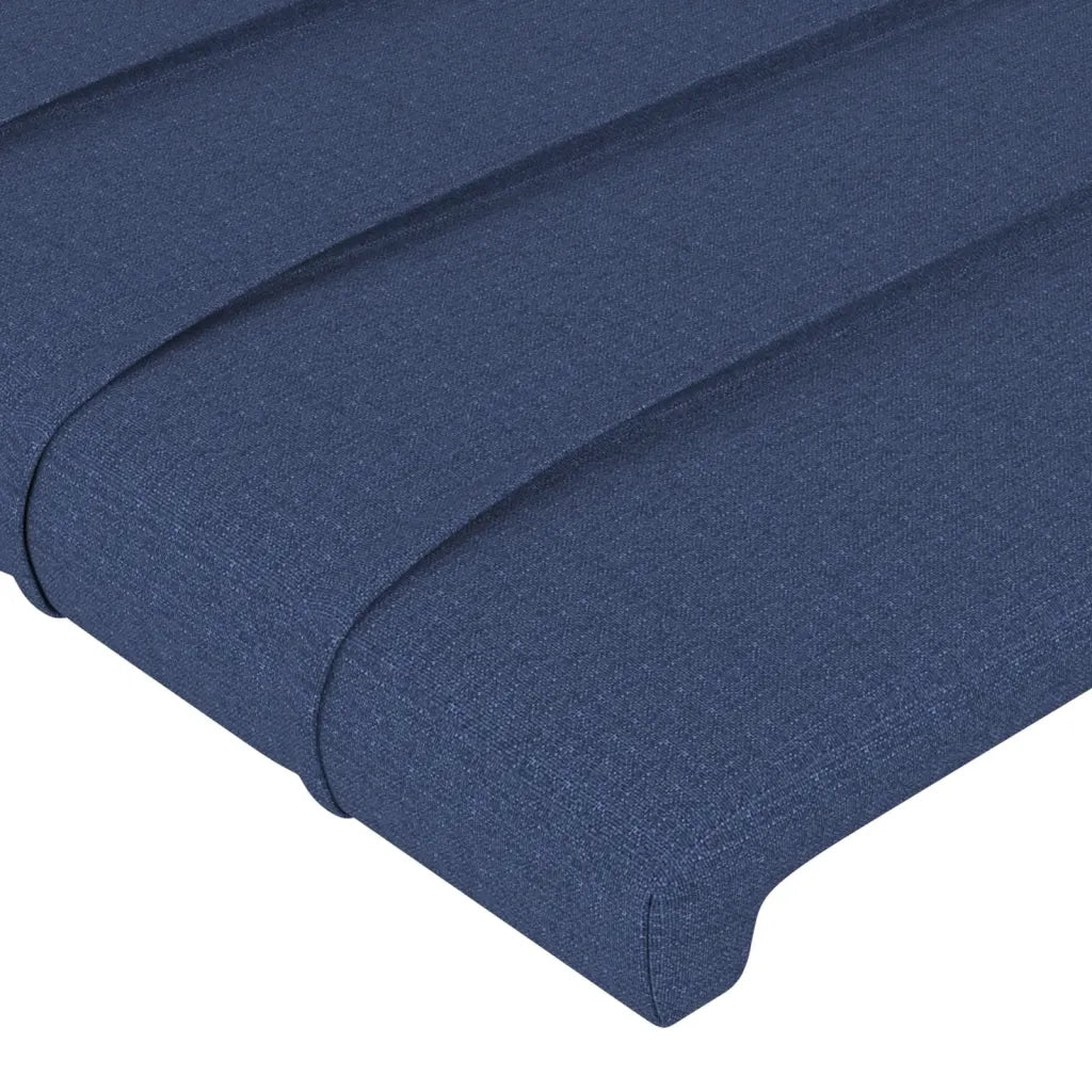 Testiera Blu 80x5x78/88 cm in Tessuto 346108