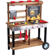 Cucina estiva in legno da picnic in spiaggia con 23 accessori - Klein - 2368