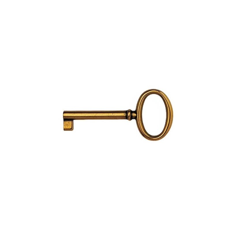 CHIAVE PER MOBILI '33706' 34x73 mm - Ottone lucido - METAL GROUP