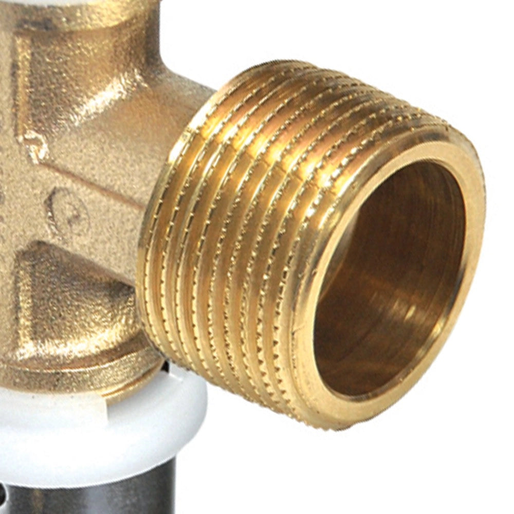 Raccordo a tee maschio diam.1/2x16 a pressare per multistrato