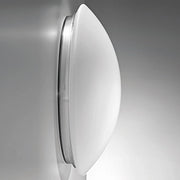 Bis ip44 parete/soffitto ø.310x100mm. sensor 11,5w led 3000k-ip44-trasp.,vetro b.co