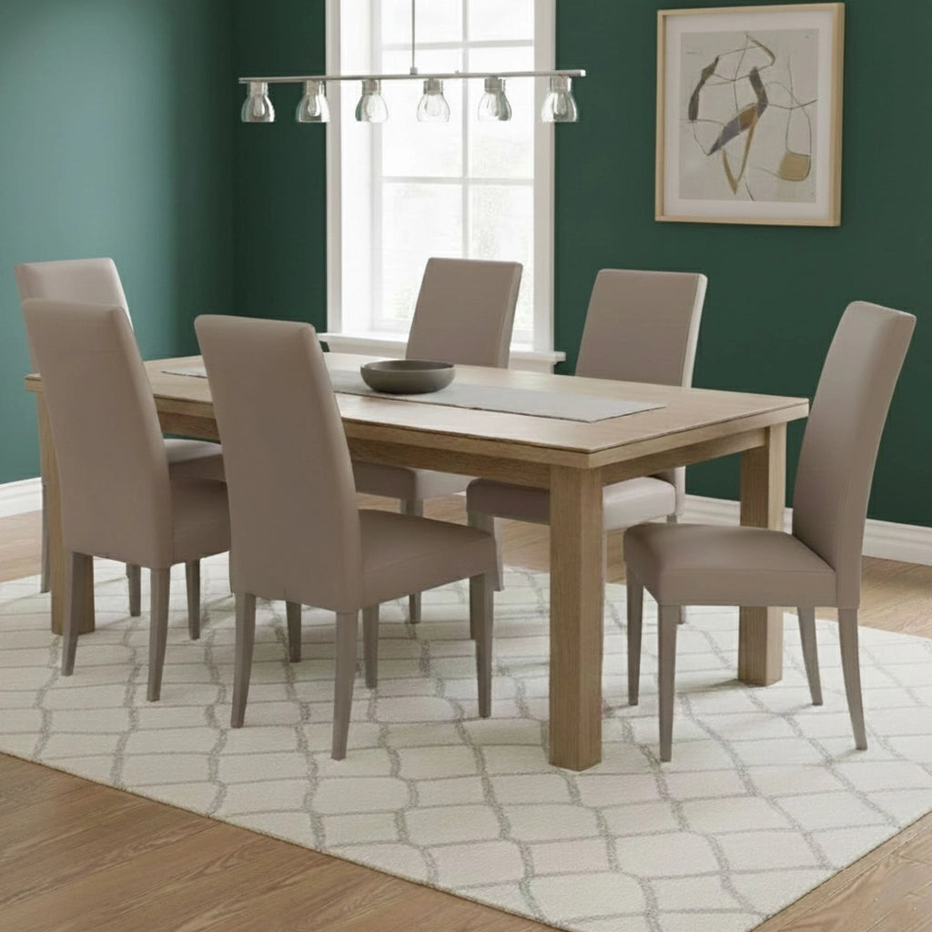 Ferraris, set di Sedie 6 Sedie, Grigio Tortora