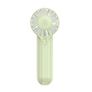 Mini ventilatore tascabile portatile compatto ricaricabile da 1200 mAh a 3 velocità Verde Usams