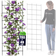Supporto in metallo per pergola da giardino KADAX per piante, rose e fiori, 45x150