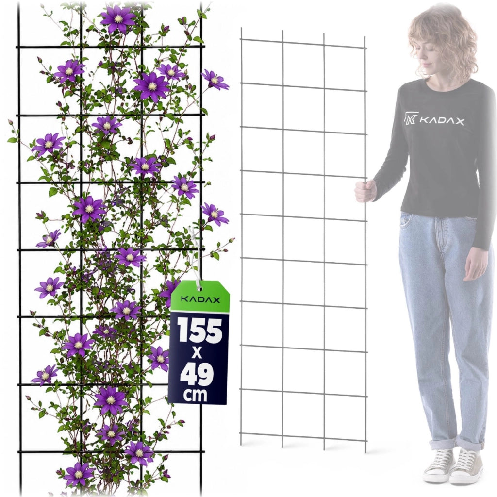 Supporto in metallo per pergola da giardino KADAX per piante, rose e fiori, 45x150