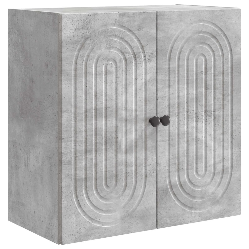 Mobiletto a muro Grigio Cemento 59 x 31 x 60 cm