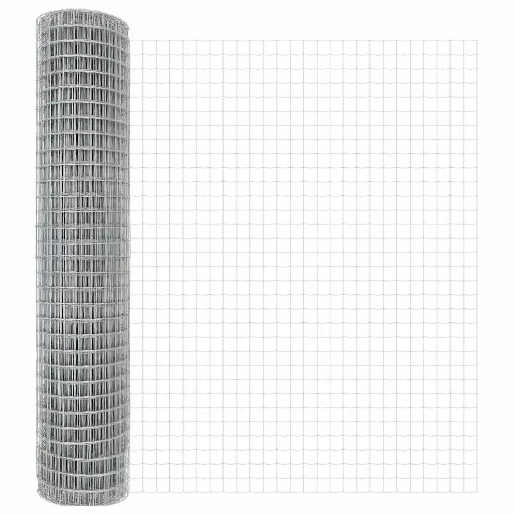 Recinzione con Posto Argento 1,5 x 10 m Acciaio